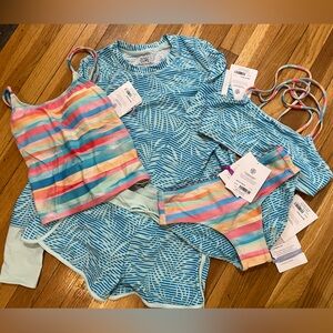Athleta Girl Size 16 XXL Set of 5 pieces swim suit NWT